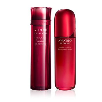 SHISEIDO - EUDERMINE & ULTIMUNE ICONIC POWER DUO - Hyalüronik Asit İçeren Losyon & Cilt Savunmasını Güçlendiren Serum Seti